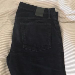 Corduroy pants. Skinny. Gap. 32x30. Blue.